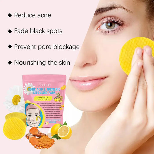 Brightening turmeric & kojic acid pads