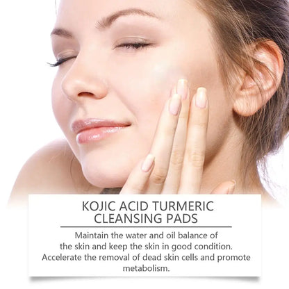 Brightening turmeric & kojic acid pads