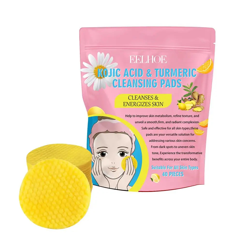 Brightening turmeric & kojic acid pads