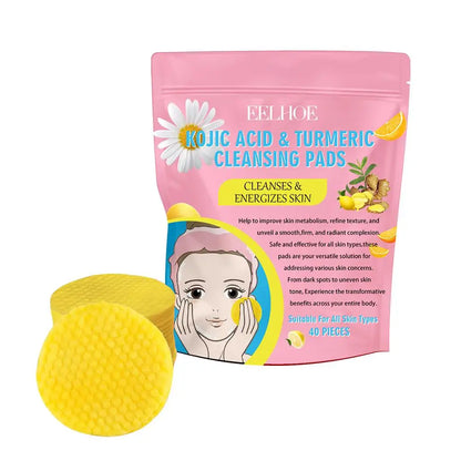 Brightening turmeric & kojic acid pads
